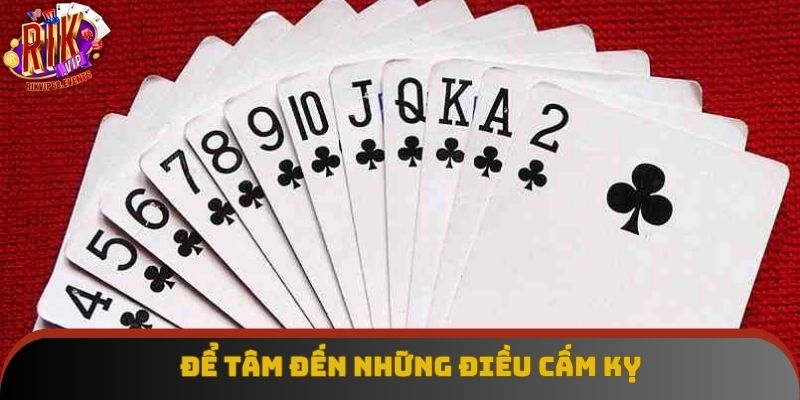 Để tâm đến những điều cấm kỵ